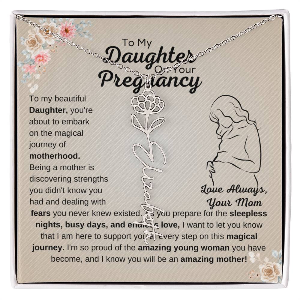 Beautiful Gift for Pregnant Daughter from Mother - November