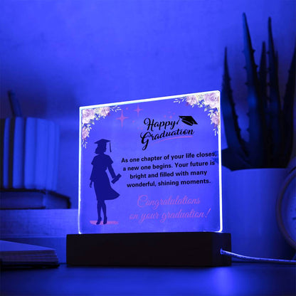 LED Light-up Graduation Memento for Her 