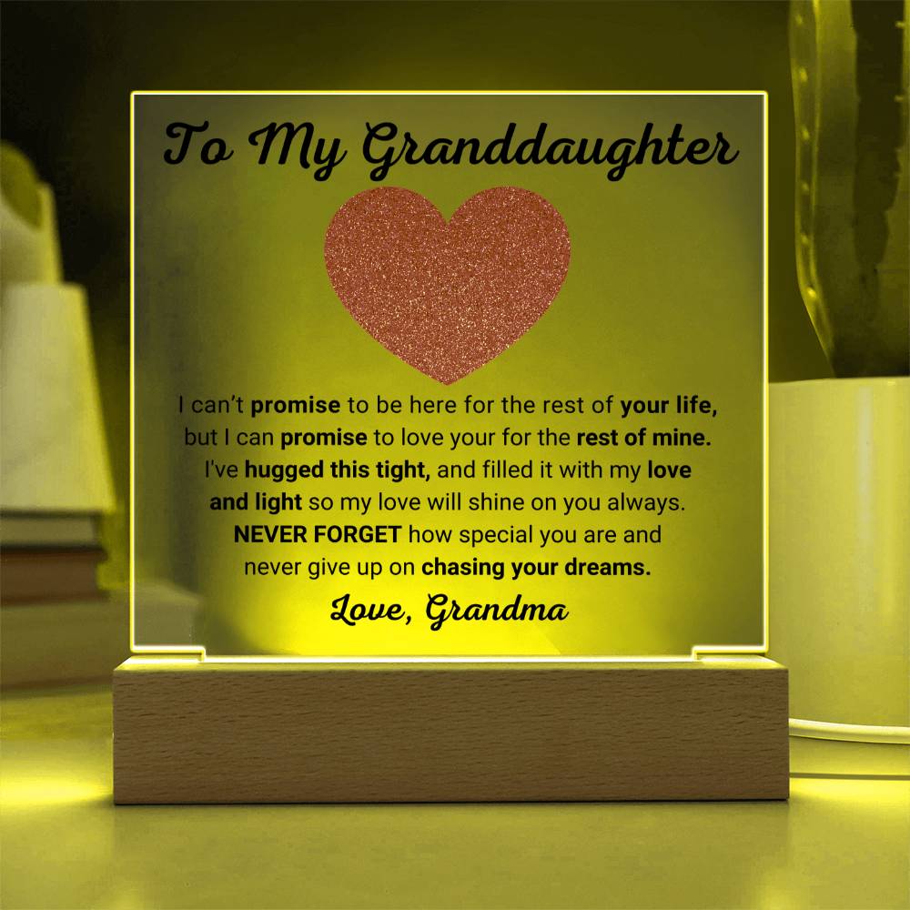 Premium Acrylic Granddaughter Gift