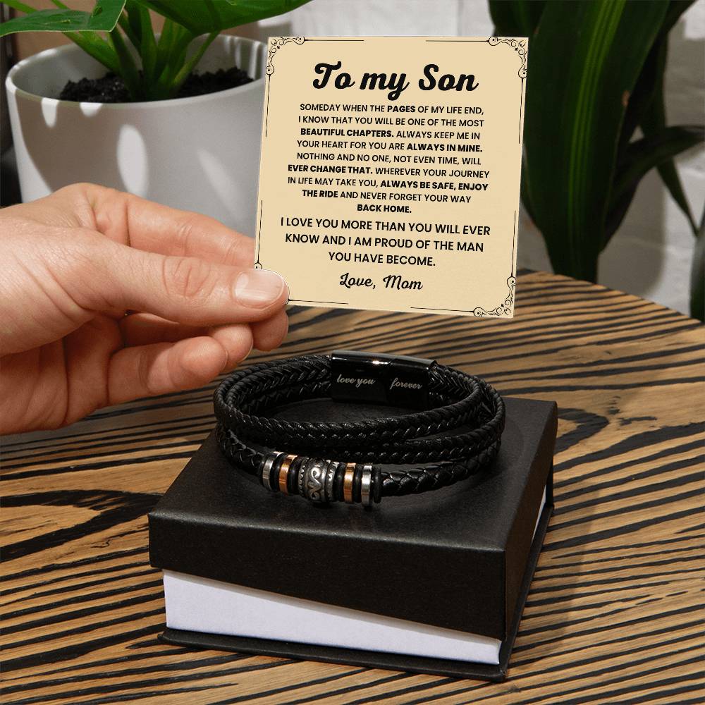 Engraved Sentiment Bracelet