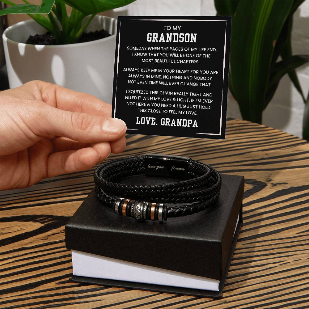 Magnetic Clasp Grandson Bracelet