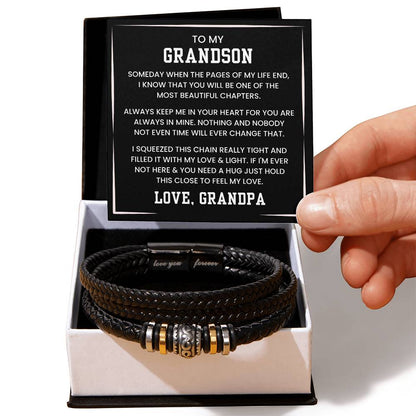 Love You Forever Grandson Bracelet