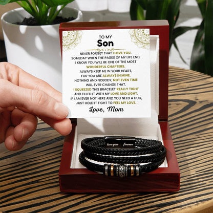 Mother and Son Gift Bracelet