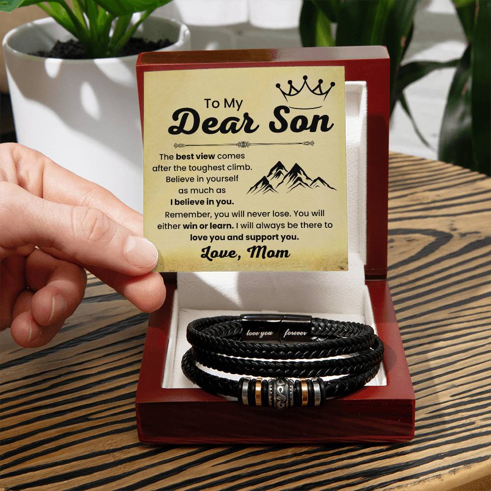 Inspirational Bracelet for Son