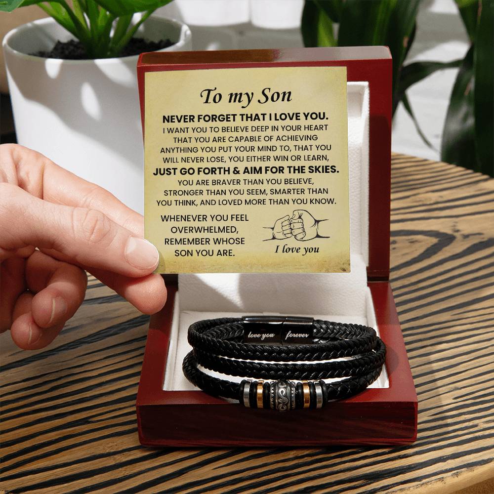 Inspirational Bracelet for Son