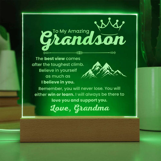 Engraved-Acrylic-Plaque-Grandson-Love