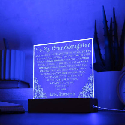 Multi-Color Display Acrylic Plaque