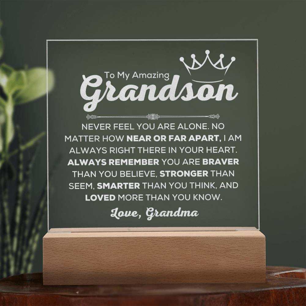 Customizable Lighting Gift for Grandson