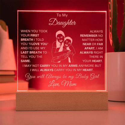 Personalized daughter gift from mom