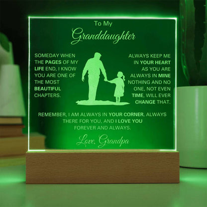 Unique Engraved Acrylic Plaque