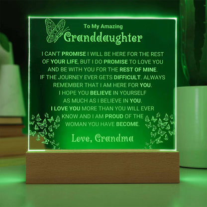 Premium Acrylic Granddaughter Gift