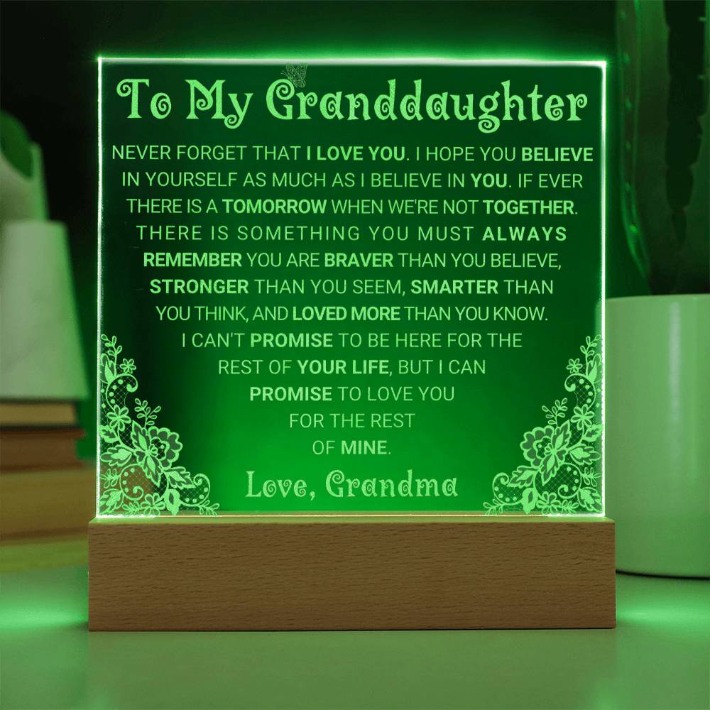 Heartfelt Gift from Grandma to Granddaughter