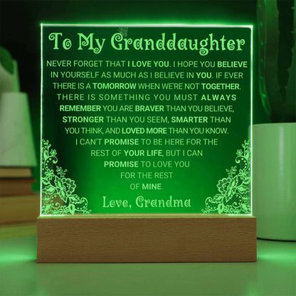 Heartfelt Gift from Grandma to Granddaughter