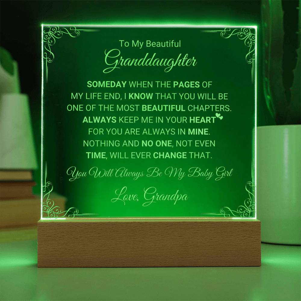 Graduation gift idea for granddaughter