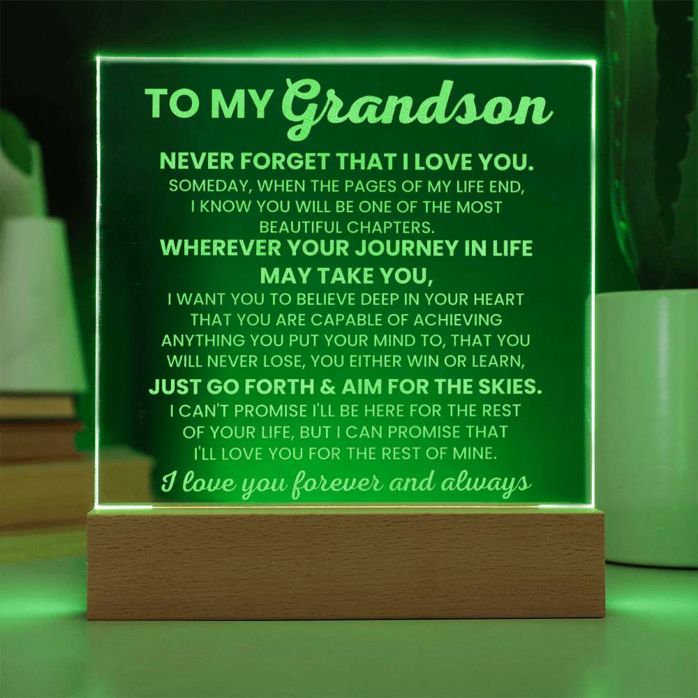 Energy Efficient Gift Plaque for him