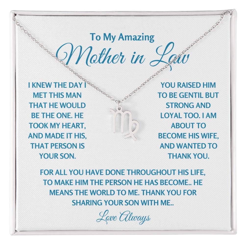 Mother In Law Jewelry Gift - Virgo