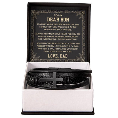 Meaningful Son Gift from Dad Bracelet