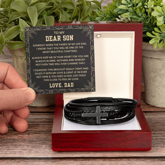 Meaningful Son Gift from Dad Bracelet