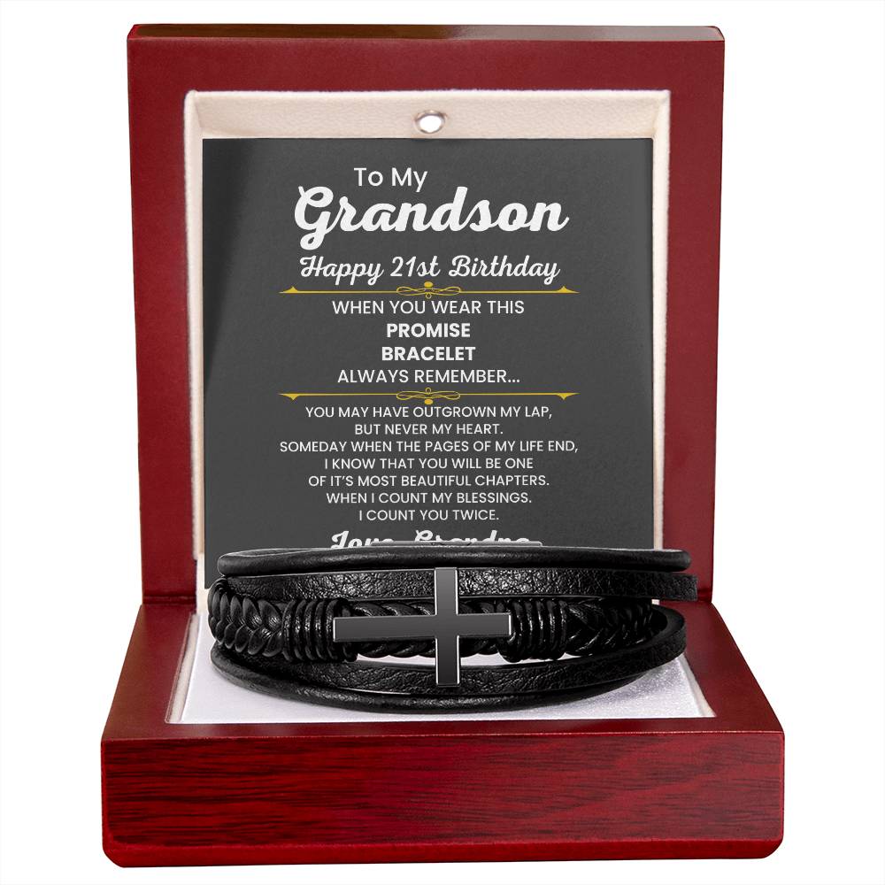 Sentimental Keepsake Bracelet for Grandson