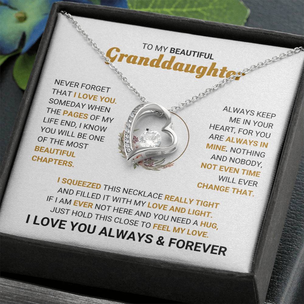 Beautiful Granddaughter Necklace