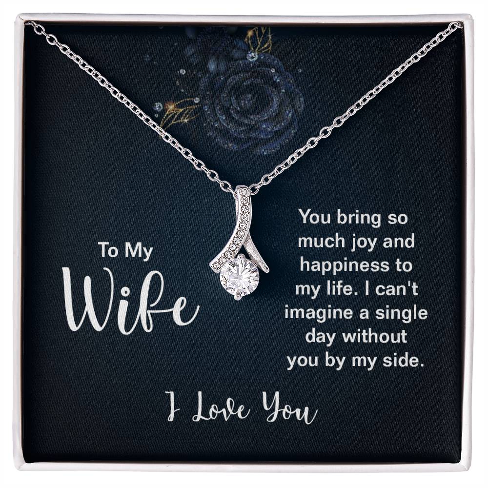 Love Gift for Wife from Husband - Sentimental Jewelry for Valentine’s Day, Anniversary, Birthday & Christmas - Alluring Beauty Necklace