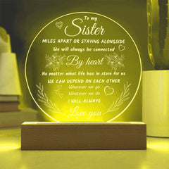 Personalized Graduation Acrylic Plaque, Inspiring Gift For Sister, Keepsake, To My Sister
