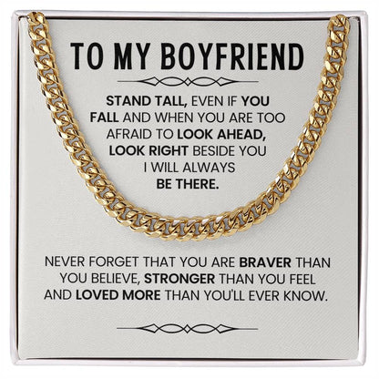 Romantic Boyfriend Gift from Girlfriend - Cuban Link Chain