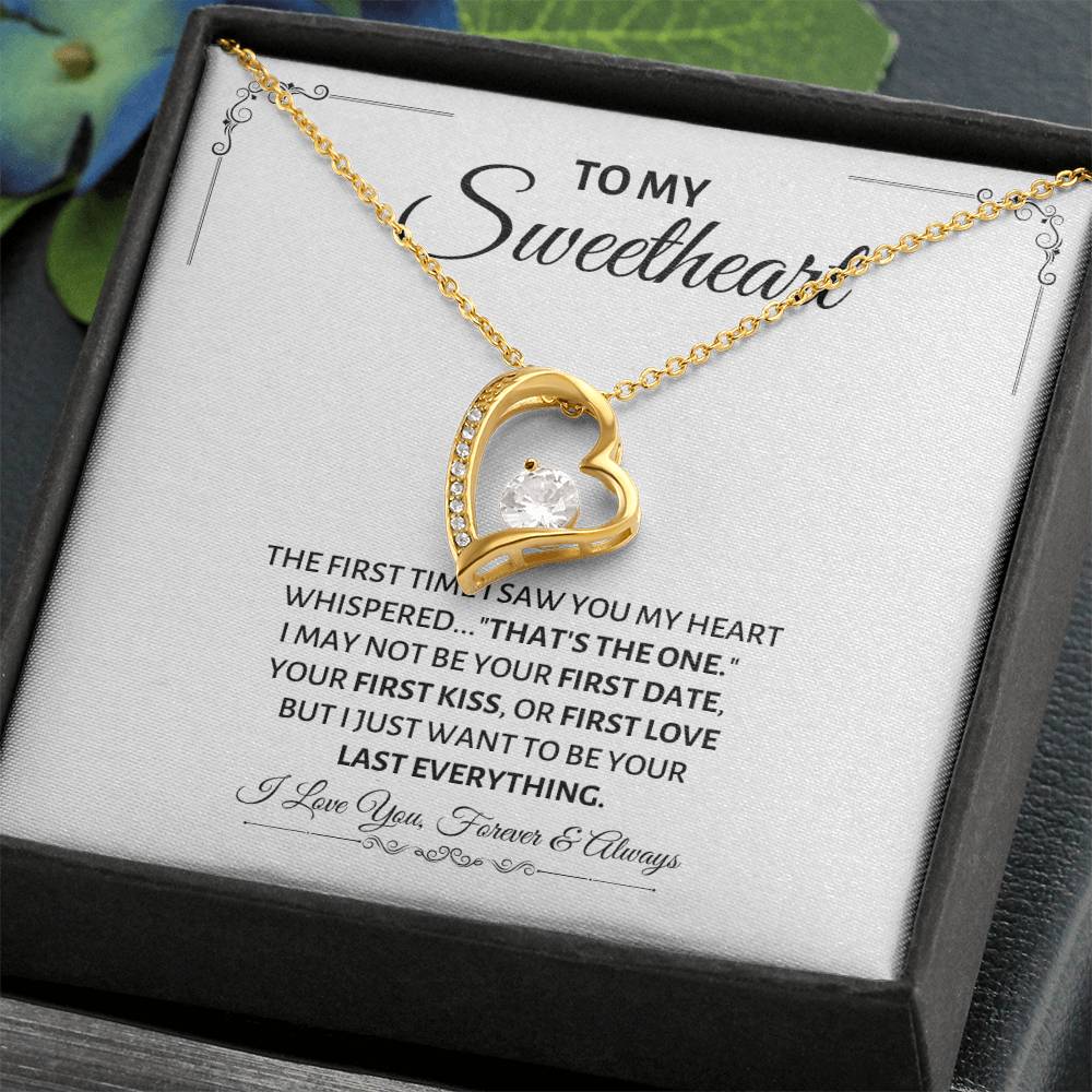To My Sweetheart Necklace - Gift for Love on Valentine’s Day & Special Days - Forever Love Necklace