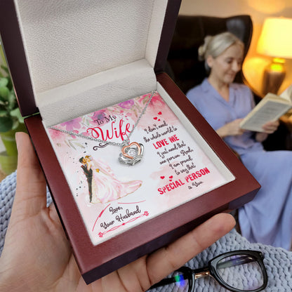 Romantic Jewelry Gift for Wife - Perfect From Husband for Birthday, Anniversary & Valentine’s Day - Crown Pendant Necklace