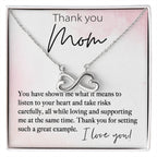 Thank You Mom For Setting Such A Great Example - Endless Love Necklace - Best Gift For Mom