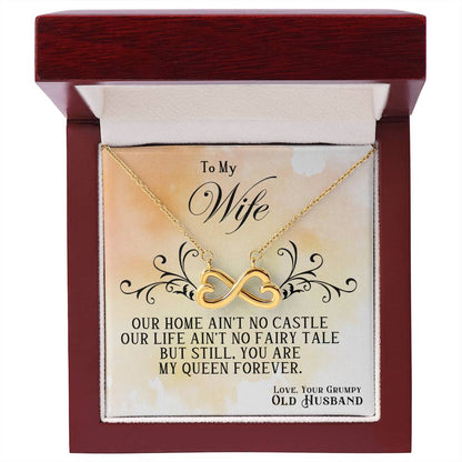 Valentine’s Day Gift for Wife - Emotional Jewelry from Husband for Anniversary Too - Endless Love Necklace