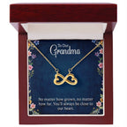 To Our Grandma - You will always be close to our heart - Gift for Grandmother - Endless Love Necklace