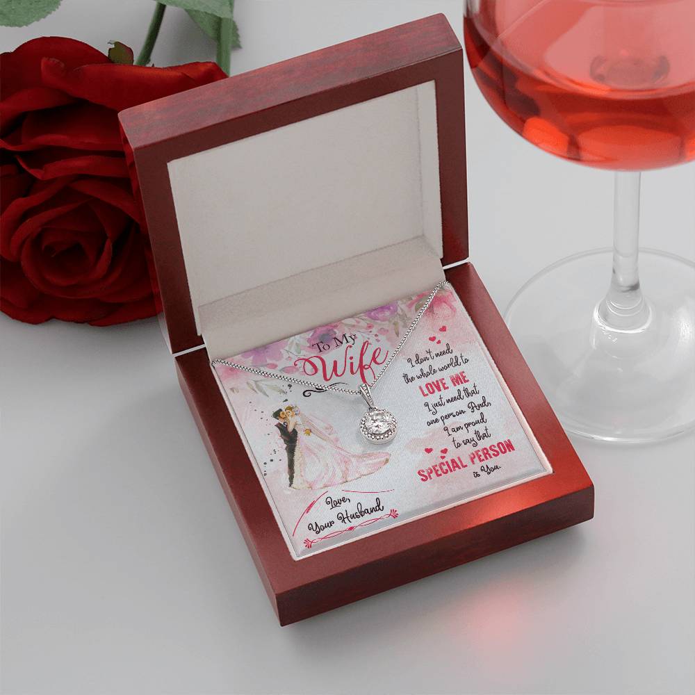 Meaningful Gift for Wife - Heartfelt Jewelry from Husband for Birthday, Anniversary, Valentine’s Day, Christmas - Eternal Hope Necklace