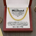 To My Husband Gift from Wife - I am not perfect - Christmas, Birthday & Valentine’s Day Gift for Him
