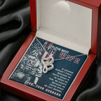 To The Best Army Wife - Heart-to-heart Pendant Necklace from Husband