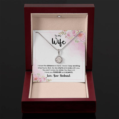 Wife Birthday Gift from Husband - Romantic Jewelry for Valentine’s Day & Anniversaries - Eternal Hope Necklace