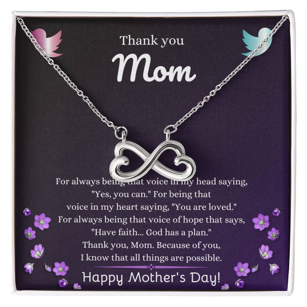 Mother's Day Present for Mom - Endless Love Necklace