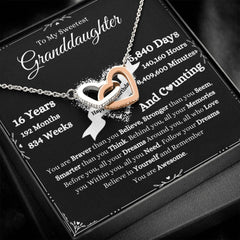 Necklace for Granddaughter Birthday, Jewelry Gift, Sentimental Keepsake, Love-Inspired Pendant