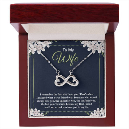 Sentimental Gift for Wife - Emotional Husband-to-Wife Jewelry for Birthday, Christmas & Valentine’s Day - Endless Love Necklace