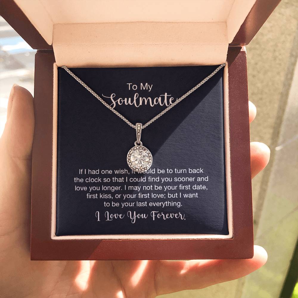 To My Soulmate Necklace - Romantic Jewelry Gift for Her for Christmas & Special Dates - Eternal Hope Necklace