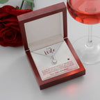 To My Wife Necklace - Unique Emotional Jewelry from Husband for Anniversary, Valentine’s Day & Holiday Gifting - Eternal Hope Necklace