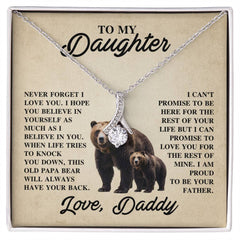Forever My Daughter Necklace, Beautiful Jewelry Gift, Special Keepsake of Love and Appreciation, To My Daughter