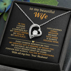 Thoughtful Gift for Wife - Emotional Jewelry from Husband for Anniversary, Birthday, Valentine’s Day & Holidays - Forever Love Necklace