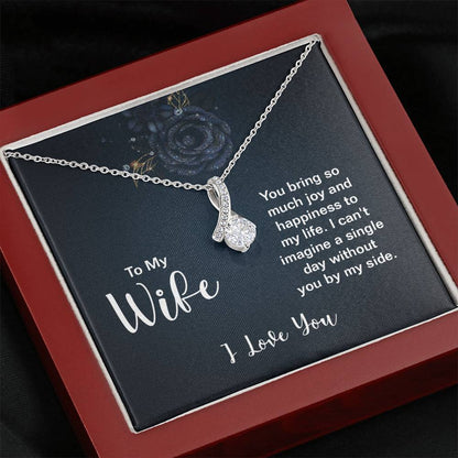 Love Gift for Wife from Husband - Sentimental Jewelry for Valentine’s Day, Anniversary, Birthday & Christmas - Alluring Beauty Necklace