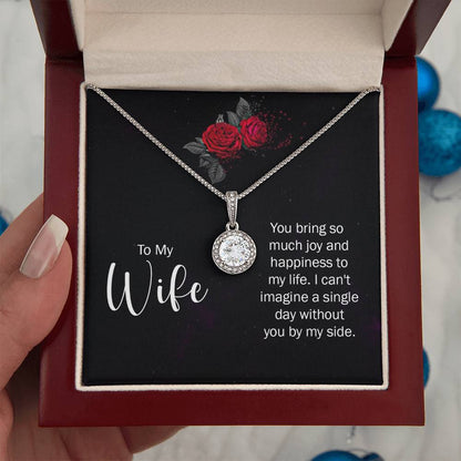 Romantic Gift for Wife from Husband - Meaningful Jewelry for Birthday, Anniversary, Christmas & Valentine’s Day - Eternal Hope Necklace