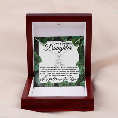 To My Daughter Necklace – Birthday & Graduation Jewelry for Her – Anchor Pendant Necklace
