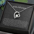 To My Girlfriend Necklace - Soulmate Jewelry Gift for Valentine’s Day, Birthday - Forever Love Necklace