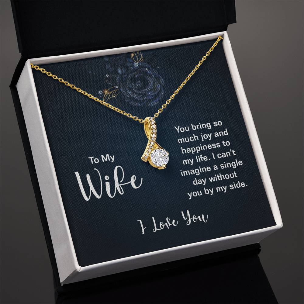 Love Gift for Wife from Husband - Sentimental Jewelry for Valentine’s Day, Anniversary, Birthday & Christmas - Alluring Beauty Necklace