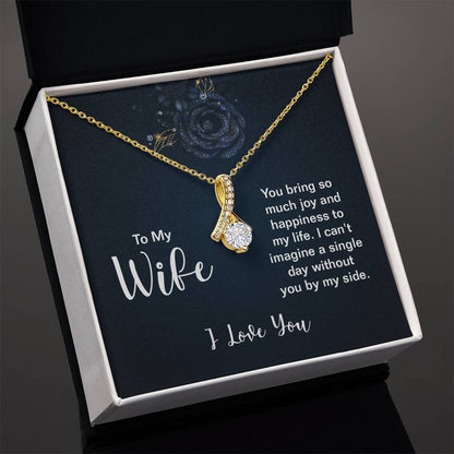 Love Gift for Wife from Husband - Sentimental Jewelry for Valentine’s Day, Anniversary, Birthday & Christmas - Alluring Beauty Necklace