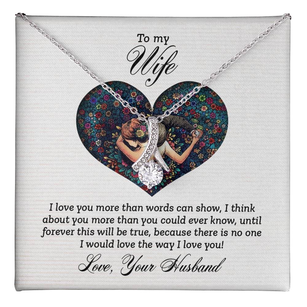 Meaningful Gift for Wife - Heartfelt Jewelry from Husband for Birthday, Anniversary, Valentine’s Day, Christmas - Alluring Beauty Necklace